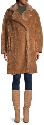 MICHAEL Michael Kors Missy Faux Fur Teddy Coat