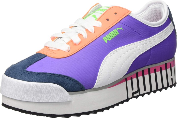 puma trainers women purple