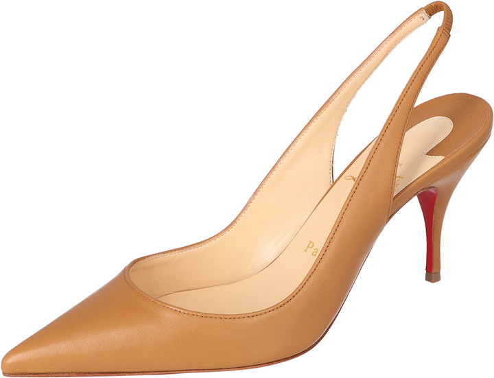 christian louboutin slingback pumps