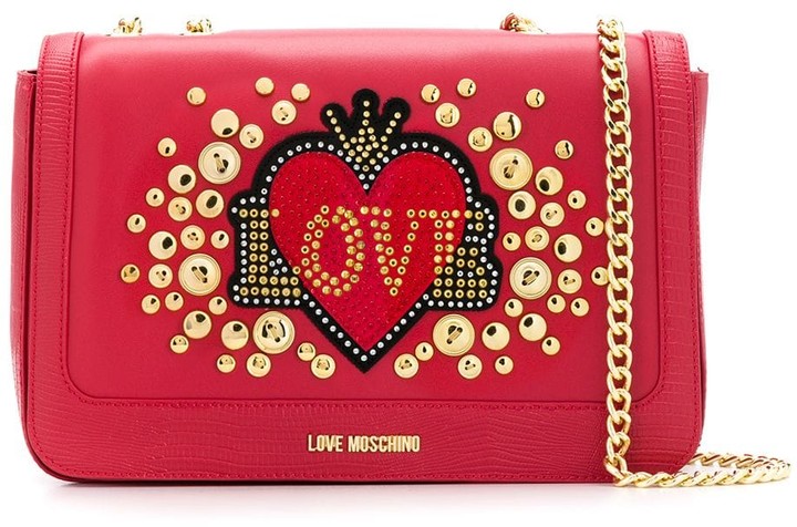 LOVE MOSCHINO studded shoulder bag的圖片搜尋結果