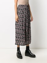 Thumbnail for your product : Christian Wijnants geometric print A-line skirt