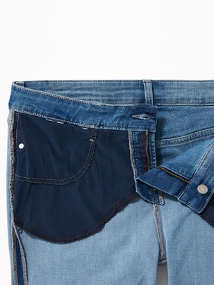 Old Navy Mid-Rise Secret-Slim Pockets Plus-Size Jean Bermuda Shorts - 9-inch inseam