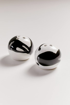 Urban Outfitters Black And White Salt And Pepper Shaker Set