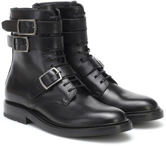 Saint Laurent Army leather ankle boots