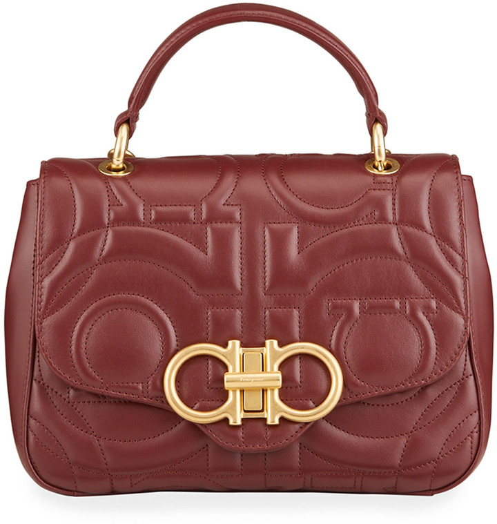 Salvatore Ferragamo Gancio Quilting Crossbody Bag ShopStyle