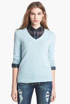 Thumbnail for your product : Halogen V-Neck Cashmere Sweater
