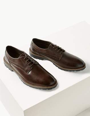 Marks and Spencer Leather Derby Lace-up Shoes