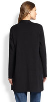 Thumbnail for your product : Eileen Fisher Wool Open-Front Cardigan