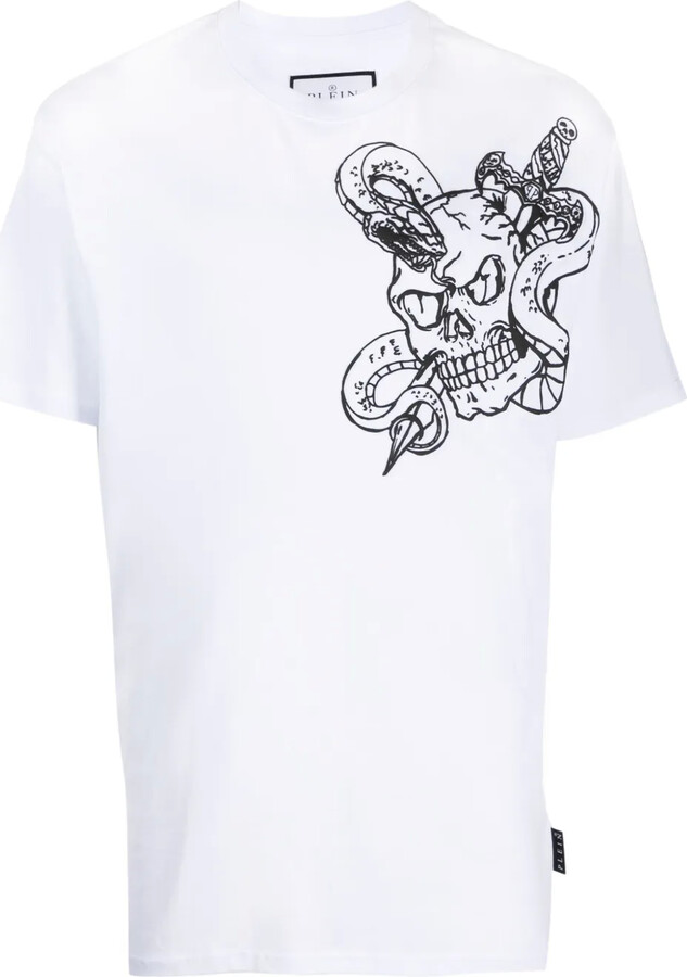 Philipp Plein SS Snake round-neck T-shirt