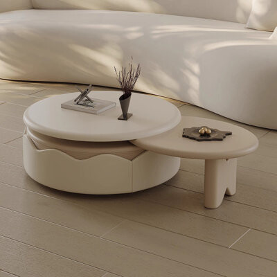 Orxva Galaxy Modern simple cream style coffee table combination