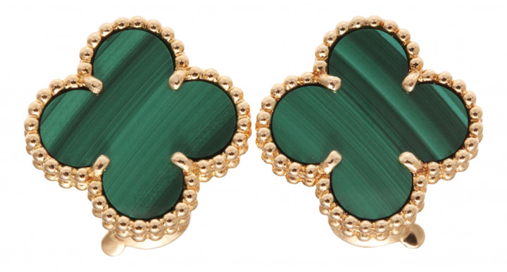 Van Cleef & Arpels green Yellow gold Earrings