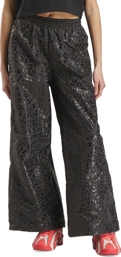 Reebok x Angel Reese Women's Metallic Animal-Print Pants