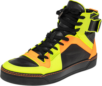 multicolor neon sneakers