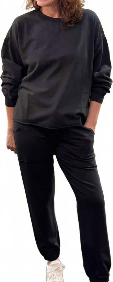 Dylan Women's Anna Crew In Ranch Black