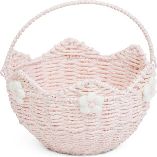 TJMAXX Paper Broken Egg Shaped Easter Basket With Daisy Details