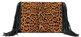 Thumbnail for your product : Polo Ralph Lauren Leopard-Print Haircalf Clutch