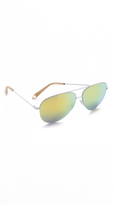 Thumbnail for your product : Victoria Beckham Modern Aviator Sunglasses