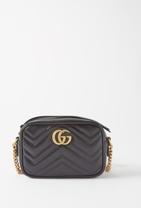 Gucci GG Marmont Mini Quilted-leather Cross-body Bag