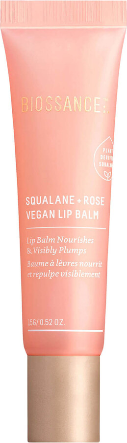 Biossance Squalane+ Rose Vegan Lip Balm 0.51 oz/ 15 mL - ShopStyle Skin Care