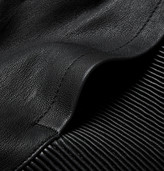 Thumbnail for your product : Balmain Slim-Fit Leather Sweatpants