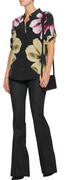 Thumbnail for your product : Equipment Slim Signature floral-print silk top