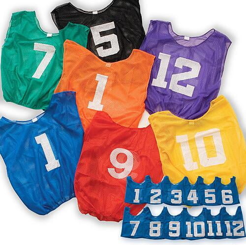 Sport Supply Lightweight Numberd Scrimmage Vest-Adult – Purple