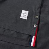 Thumbnail for your product : Thom Browne Mercerised Pique Pocket Polo