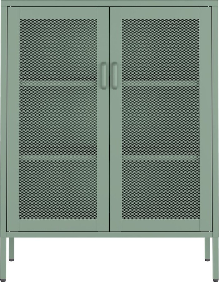 Manhattan Comfort Amelia Modern Accent Cabinet With 3 Adjustable Shelves