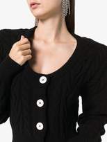 Thumbnail for your product : ATTICO Long Sleeve Wool Cardigan