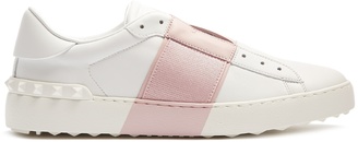 Valentino Colour-block leather low-top trainers