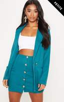 Thumbnail for your product : PrettyLittleThing Petite Camel Button Detail Mini Skirt