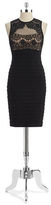 Thumbnail for your product : Betsy & Adam Illusion Neck Shift Dress