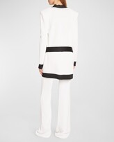 Thumbnail for your product : Balmain 6-Button Belted Knit Cardigan