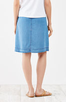Thumbnail for your product : J. Jill Tencel®-Soft Indigo Button-Front Skirt