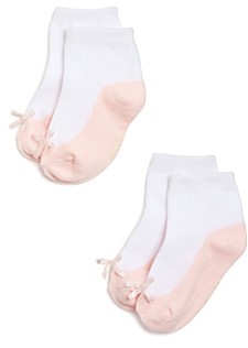 Ralph Lauren Girls' Ballerina Socks, 2 Pack - Baby