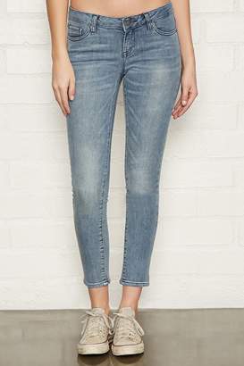 Forever 21 Low-Rise Skinny Ankle Jeans