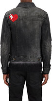 Thumbnail for your product : Saint Laurent Men's Appliquéd Denim Trucker Jacket