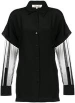 Diane Von Furstenberg layered look shirt