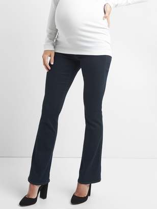 Gap Maternity inset panel baby boot jeans