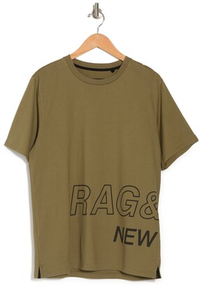 Details about   RAG & BONE Logo Print Wrap Around Crew-Neck Jersey Cotton T-Shirts NEW NWT 
