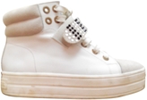 Thumbnail for your product : Sonia Rykiel White Leather Trainers