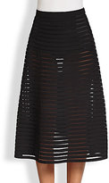 Thumbnail for your product : Cynthia Rowley Paneled Midi Skirt