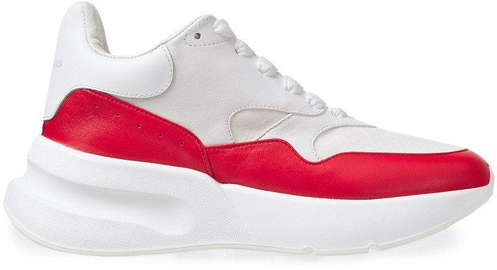 alexander mcqueen red sneakers