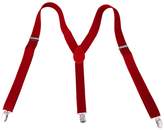 Thumbnail for your product : HDE Men's Solid Color Y-Back Suspenders 1 inch Adjustable Elastic Clip-on Braces