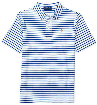 Ralph Lauren Childrenswear Boys 8-20 Striped Cotton Polo