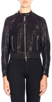 Thumbnail for your product : Diesel Jacket L-lyssa-g Style Biker Jacket In Leather With Zip