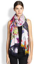 Thumbnail for your product : Etro Modal & Cashmere Victorian Garden Scarf