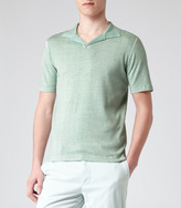 Thumbnail for your product : Broadway FADED OPEN COLLAR POLO MINT