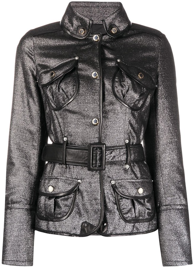 gf ferre leather jacket
