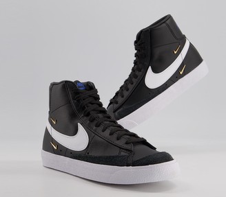 blazer mid 77 trainers black chutney sail animal